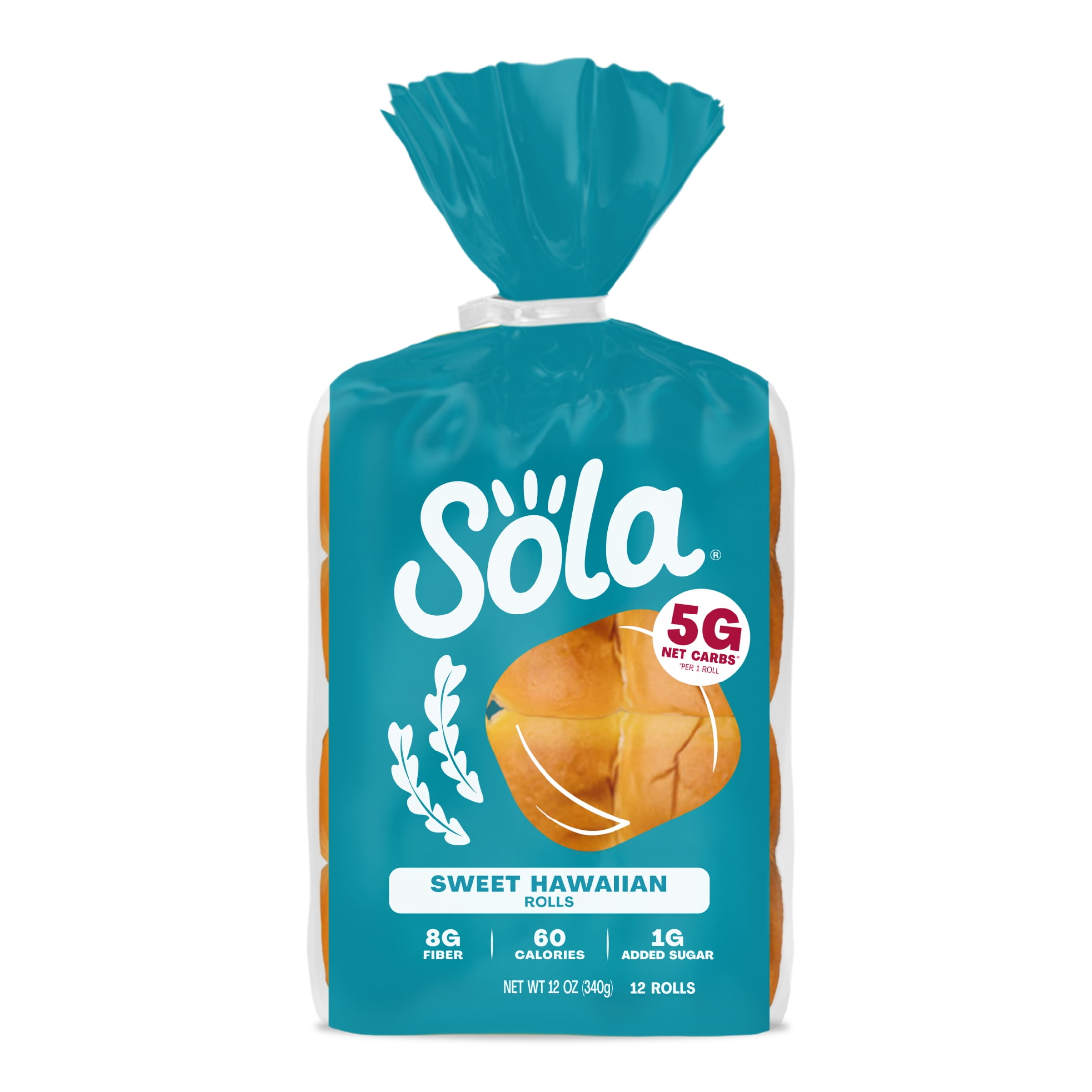 Sola Sweet Hawaiian Rolls, 12 Count, Regular, Shelf-Stable