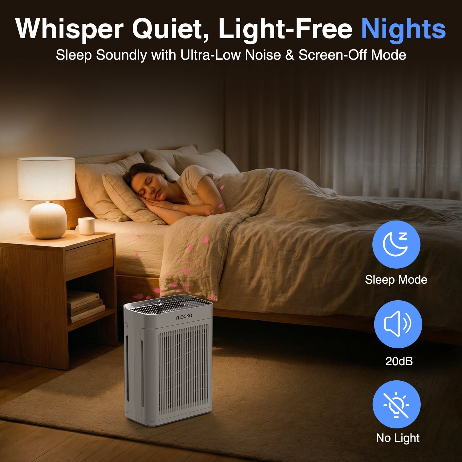 Pet Air Purifier for Home Large Room 3000 sq ft, H13 HEPA Washable Double-Sided Filter,Air Cleaner for Pet Hair Dander Odor Allergies Pollutant Smoke Dust,PM2.5 Air Quality Monitor,Auto Mode