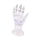 thumbnail image 4 of Soporte de exhibición de anillo modelo de mano Soporte de escritorio portátil para mostrador Soporte de mano de maniquí femenino Soporte de exhibición claro, 4 of 8