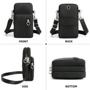 JANKS Women Small Crossbody Bags Nylon Over Shoulder Purses Zipper Closure Travel Purse Roomy Design for Phone and Essentials with Adjustable Strap