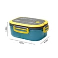 thumbnail image 3 of Double Layer Portable Lunch BoxBlue, 3 of 5