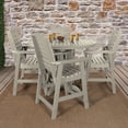 thumbnail image 4 of Highwood Furniture Weatherly 5pc Round Counter Dining Set, 4 of 10