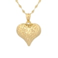 thumbnail image 1 of Cadena Gargantilla Corazón Facetado 1.3 cm Casa del Anillo Oro Amarillo 10K 45 cm 0.7 gr, 1 of 4