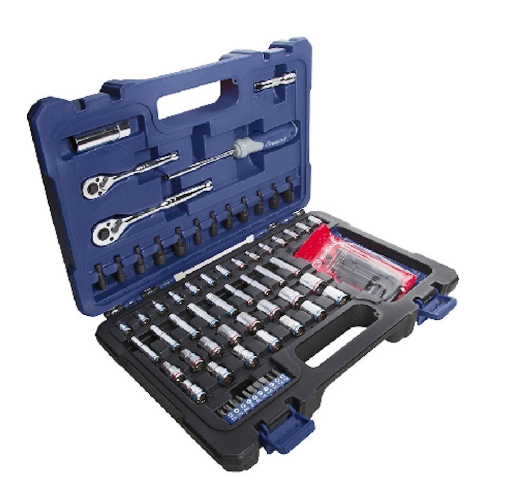 Kobalt 93Piece Standard (SAE) and Metric Mechanic's Tool Set with Hard