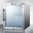 thumbnail image 2 of Summit Appliance SCR215LCSS 17 Commercially Approved Compact Beverage Center with 1.7 cu. ft. Capacity 2 Adjustable Chrome Shelves Automatic Defrost and Lock in Stainless Steel, 2 of 4