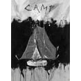 thumbnail image 2 of Wiley, Marta 14x18 Black Ornate Wood Framed with Double Matting Museum Art Print Titled - Camping BandW, 2 of 4