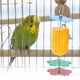 thumbnail image 5 of Soporte Para Comida De Loro, Soporte Para Fruta De Loro, Con Tres Almohadillas Acrílicas, Para Periquitos, Pájaros Al Aire Libre YLSHRF Stainless Steel Parrot Fruit Holder, 5 of 8