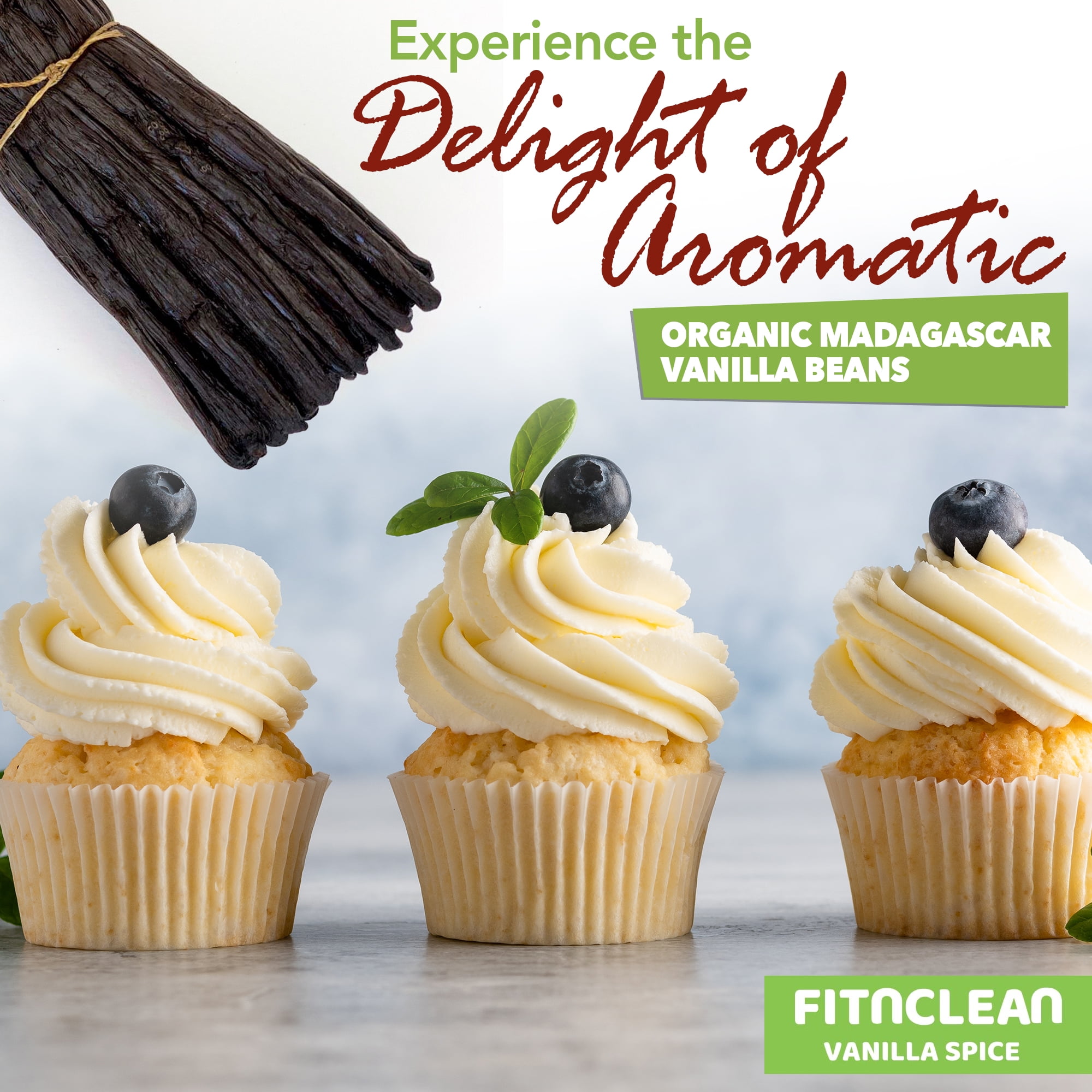 26 Organic Madagascar Vanilla Beans Grade A. Certified USDA Organic. Fresh by FITNCLEAN VANILLA for Extract, Cooking, Brewing, Baking. Bulk Bourbon NON-GMO Whole Gourmet Pods