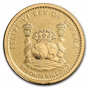 2023 Spain 1/10 oz Gold Reverse Proof Bull Doubloon