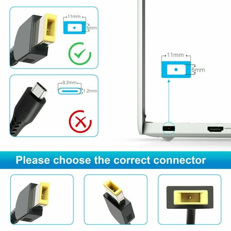 90W AC Power Adapter Charger For Lenovo Thinkpad T470p T470s T540p T550 T560