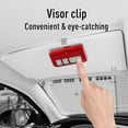 thumbnail image 3 of Universal Garage Door Opener Remote with Visor Clip, for LiftMaster/Chamberlain/Craftsman Door Opener, Suitable for 5 Color Learn Buttons, Work with Security+ 2.0 Code, 2 Pack, 3 of 10