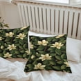 thumbnail image 7 of Waterproof Throw Pillow Covers Set of 2, 18x18 Inch Flower Leaf Decorative Pillowcases Outdoor Pillow Slip Cushion Covers Set for Couch Tent Plant Branch Green Botanical Cottagecore, 7 of 7
