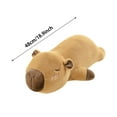 thumbnail image 3 of Weighted Capybara Plush, Weighted Capybara Stuffed Animal, Cute Plushies Soft Pillow Toy Gift for Kids Adults 19.8 Inch, 3 of 8