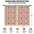 thumbnail image 2 of Blackout Kids Curtains,Pink Dinosaur Floral Pattern Childrens Insulated Curtains Set Of 2,Bedroom Essentials,Toddler Room Decor 52"x84", 2 of 5