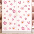 thumbnail image 4 of Vinilos Decorativos Para Pared Juego de pegatinas de pared con diseño de hojas, 1 unidad, autoadhesivas, para dormitorio, sala de estar, entrada y decoración del hogar (rosa). Rkxzt, 4 of 6