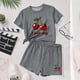 thumbnail image 5 of Conjuntos de blusas y camisas de cuello redondo y manga corta para niños, conjunto de dos piezas de top y pantalones cortos de manga corta con cuello redondo y manga corta para niños, top de poliéster, 5 of 6