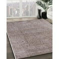 thumbnail image 3 of Ahgly Company Machine Washable Indoor Square Industrial Modern Silver Pink Area Rugs, 6' Square, 3 of 7