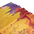 thumbnail image 3 of Bath Curtain & Non-Slip Bath Mat Set 12-Grommet Shower Curtain Memory Foam Bath Rug Colorful Aspen Grove, 3 of 8