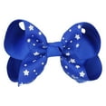 thumbnail image 2 of Lovskoo Toddler Boys Girls Independence Day Hair Clips Hair Bows Children Bow Bound Clip Baby Accessories Products Blue, 2 of 5