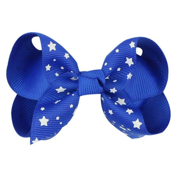 Taqqpue 4th of July Baby Headband Flower America Flag Headband Newborn Toddlers Boys Girls Bow Hairband Hairclip Kids Patriotic Independence Day Headwear Hairband on Clearance