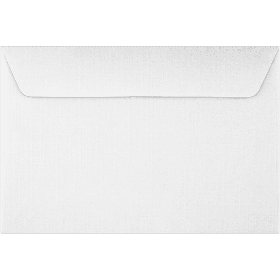 LUXPaper 6 x 9 Booklet Envelopes, White Linen, 1000/Pack