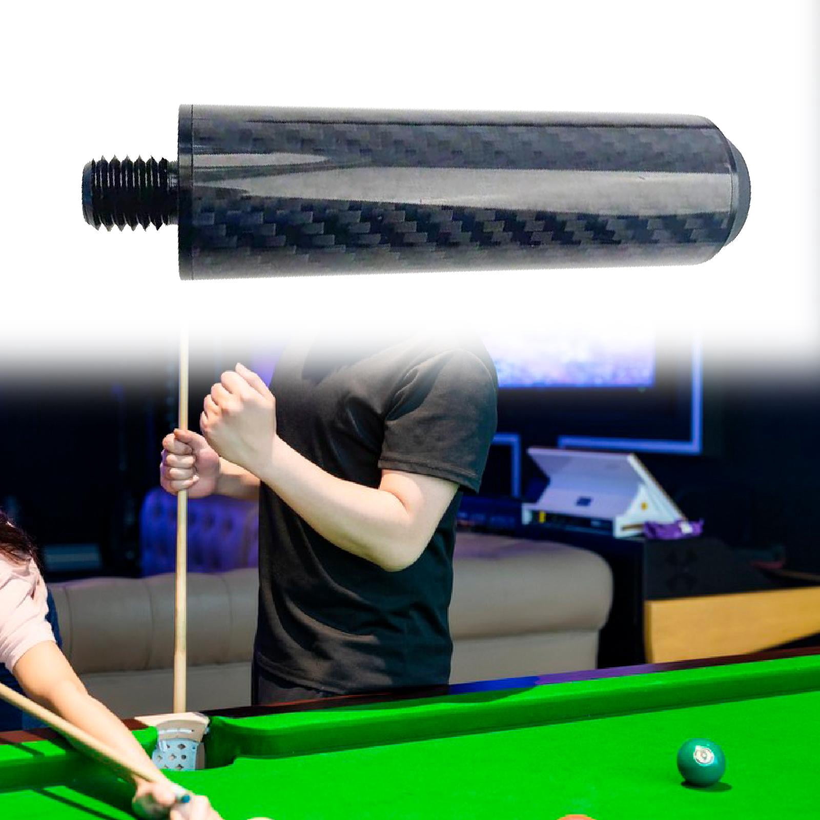 DimyFew Pool Cue Extender Billiards Cue Extension Compact Cue End Lengthener Billiard Style F