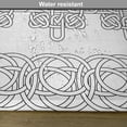 thumbnail image 6 of Ambesonne Irish Place Mats Set of 4, Indigenous Stencil Art, Standard Size, Black and White, 6 of 6