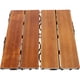 thumbnail image 2 of Wood Deck Tile Interlocking Wooden Flooring Outdoor Wooden Flooring Wood Patio Tile, 2 of 4