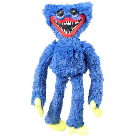 Poppy Playtime Huggy Wuggy Plush Toy,Blue Scary and Funny Plush Doll ...