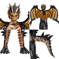 thumbnail image 4 of Disfraz de Spooktacular Creations para Halloween, Gold Dragon, para niños, 4 of 6