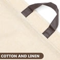 thumbnail image 6 of UPKOCH Laundry Basket Beige Cotton Linen 1Pcs 18.9X14.2X8.3In, 6 of 6