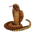 thumbnail image 1 of Stuffed Animal Toy Reptile Soft Anaconda Party Decor   Yellow, 1 of 8