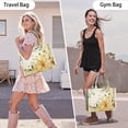 thumbnail image 6 of Large Capacity Tote Bag,White Yellow Flower Sunflower Pattern Handbag Fashion Luxury Tote Bag,15.7"x13"x 5.1" Inches,Laptop Compatible, 6 of 6