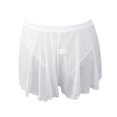 thumbnail image 4 of PEASKJP Shorts for Women Trendy Women's Linen Blend Pull On Summer Shorts with Pockets and Drawstring (White,S), 4 of 5