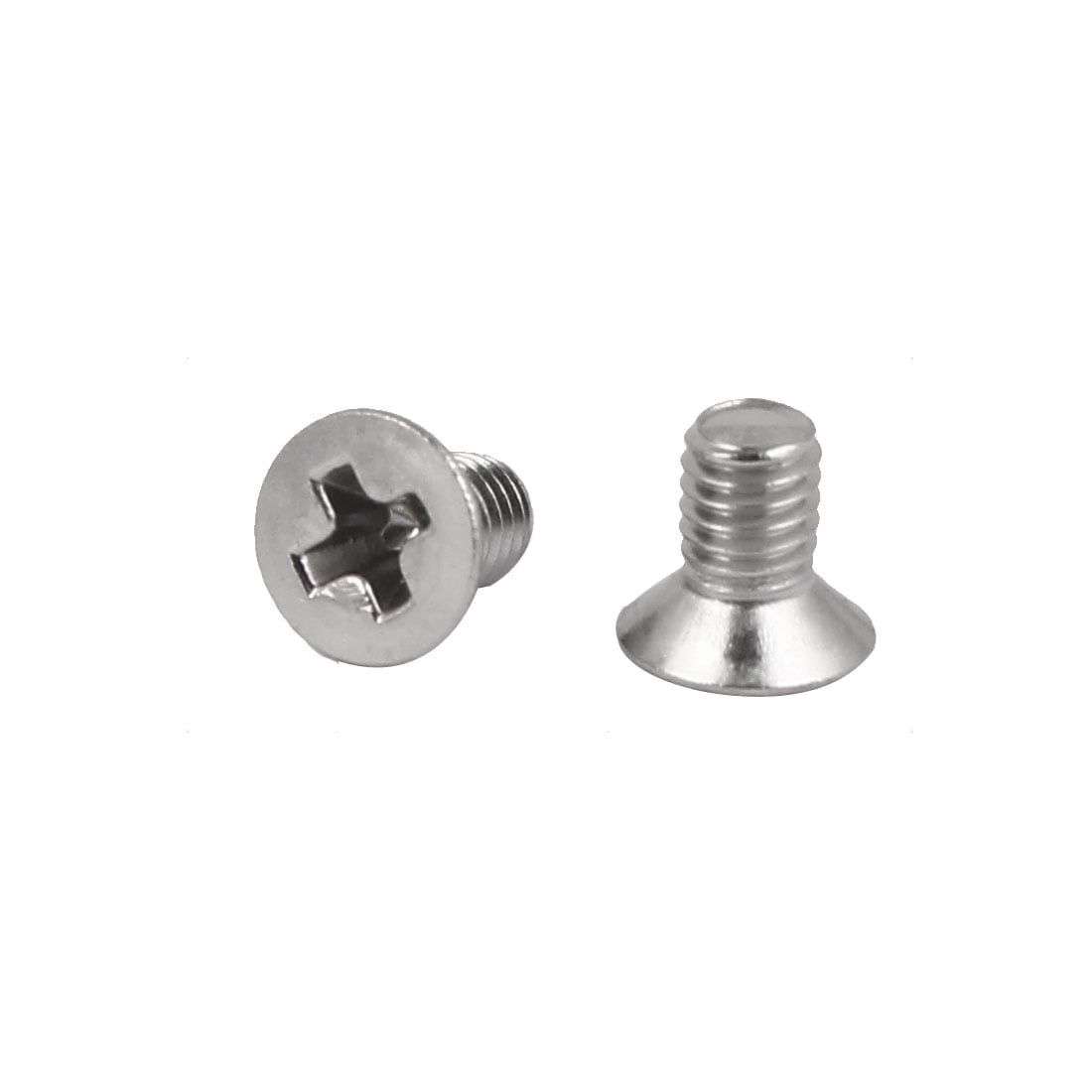 M2x8mm Fully Thread Phillips Pan Head Machine Screws (50-pack)