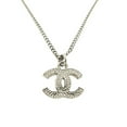 thumbnail image 4 of Pre-Owned Chanel Coco Mark C12V necklace with metal rhinestones... (Good), 4 of 5