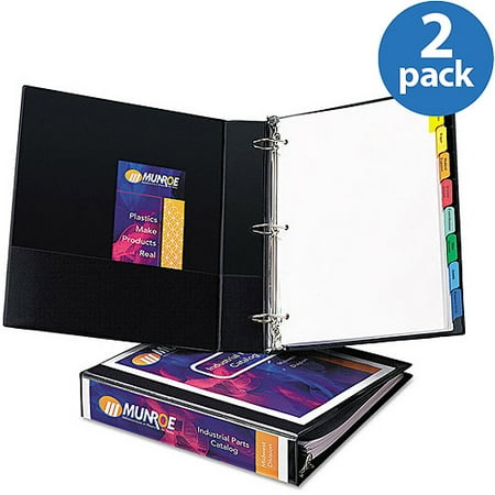 Binder Insert Set - Avery Durable Slant Easy Insert Ring View Binder, 1-1/2