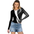 thumbnail image 3 of Long Sleeve Shirts for Women 2026 Dressy Blouses Lightweight Casual Loose Tops Chic Spring Fall Casual Tee, 3 of 5