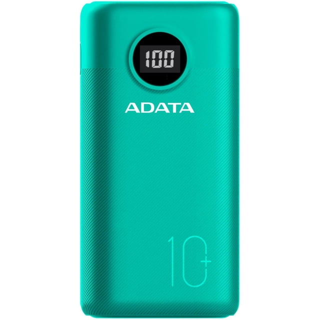 Power Bank 20000MAH Adata P20000QCD Bateria Portatil Tipo C Verde