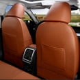 thumbnail image 4 of Juegos de fundas de asiento a medida para Toyota RAV4 2017 2018 2019 2014 Fundas de cojines de asiento de cuero genuino y cuero sintético Protectores de coche, 4 of 5
