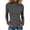 Grey, variant on Women's Ribbed Turtleneck Top Slim Fit Thermal Long Sleeve Shirt for Winter Layering and Under Sweater XXL Size Blue