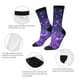 thumbnail image 4 of Fotbe Purple Bubble Abstract Art Calcetas Largas con Estampado para Hombre y Mujer – Calcetas de Compresión Transpirables y Elásticas, Viajar y Uso Diario Talla 5-11, 4 of 6