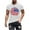 White, variant on Cxenplz Mens Tops Summer Casual Cotton Shirts USA Flag 4th of July Patriotic Tshirt Graphic Short Sleeve Tops