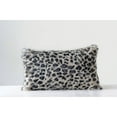 thumbnail image 2 of Leopard Print Goat Fur Throw Pillow by 3R Studios, 2 of 7