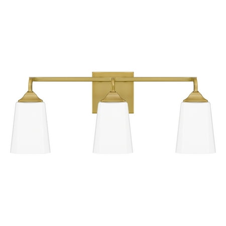 

Quoizel Tho8622 Thoresby 3 Light 22 Wide Bathroom Vanity Light - Brass