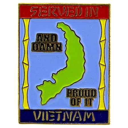 Vietnam Served Proudly Pin 1"