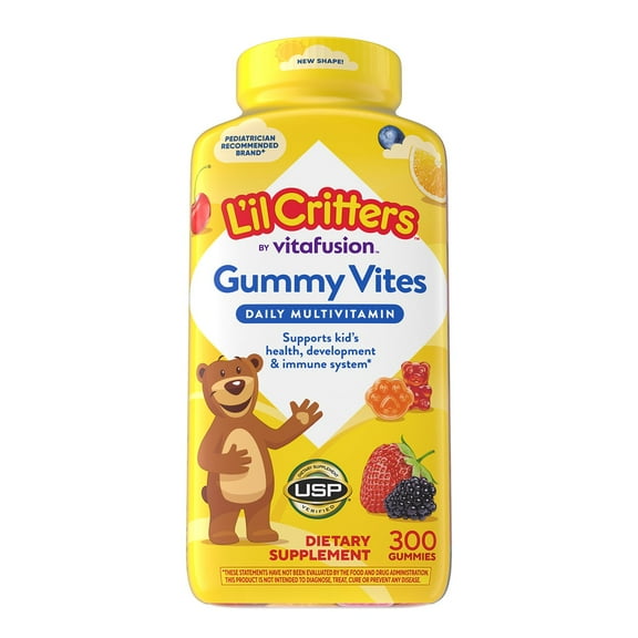 L'il Critters Gummy Vites Complete Multivitamin, 300 ct.