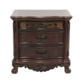 thumbnail image 6 of Formal 3pc Bedroom Set King Poster Bed Nightstands Cherry Finish Traditional Wooden Furntiure, 6 of 7
