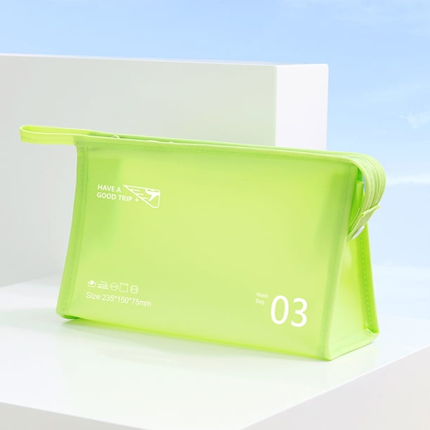 Organizadores de armario y almacenamiento, Organización y almacenamiento, Contenedores de almacenamiento, Contenedores de almacenamiento Bolsa de cosméticos serie Jelly Bolsa de almacenamiento imperme