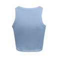 thumbnail image 3 of Inkach Women'S Solid Color Sleeveless Round Neck Short Vest Tank Tops L, 3 of 4